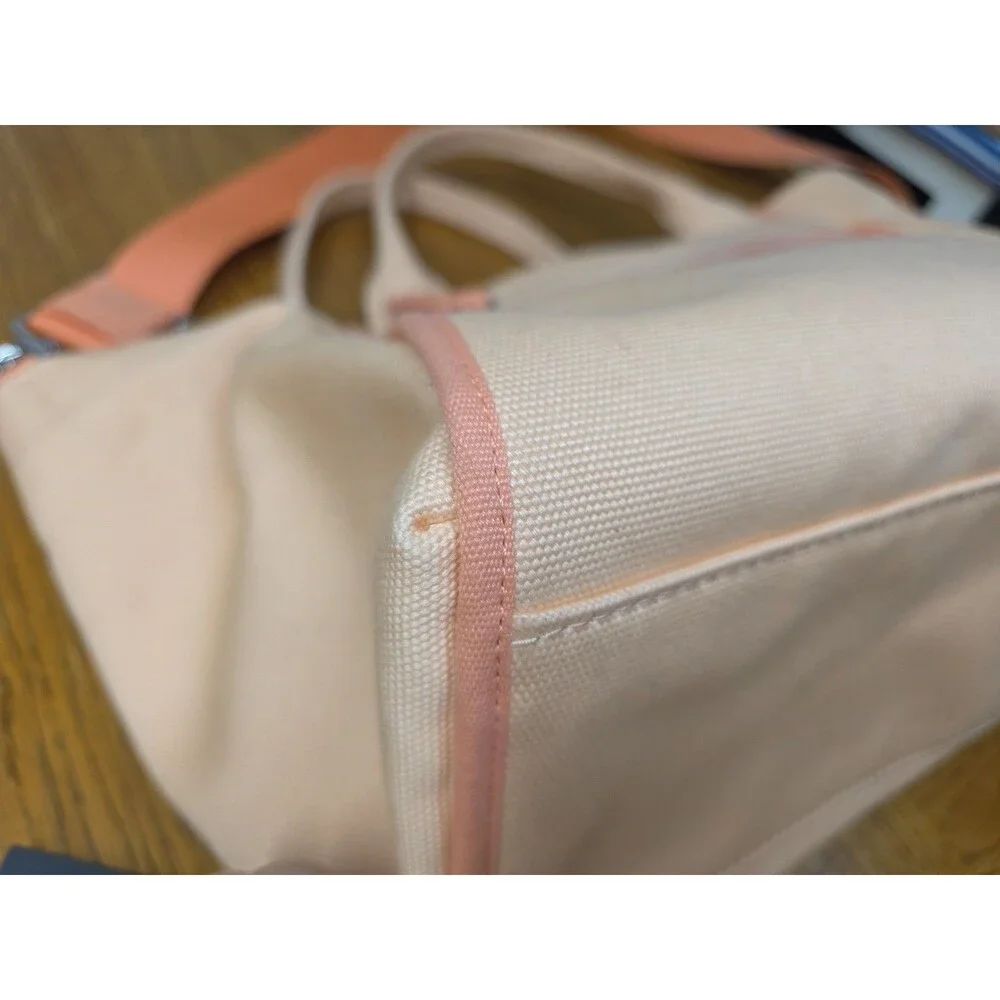 Kate Spade Dash Canvas Tote Bag In Light Cantaloupe With Wristlet